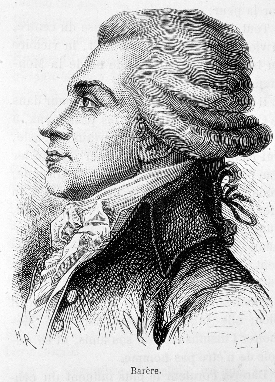 Bertrand Barere de Vieuzac (1755-1841) francia politikus portréja. alkotó: Unknown artist