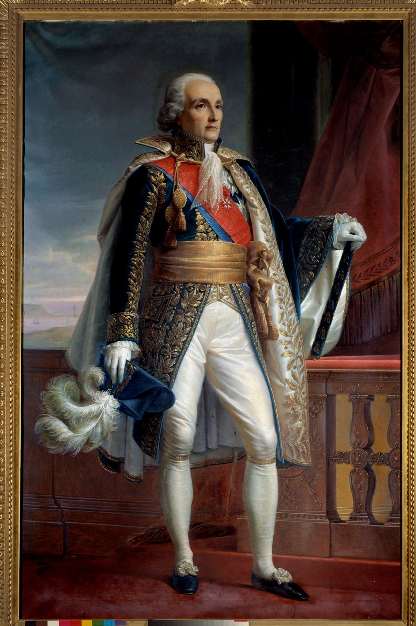 Bon Adrien Jannot de Moncey portréja, Conegliano hercege (1754-1842), a Birodalom Marechalja 1804-ben, az Invalidusok kormányzója 1833-tól 1842-ig Anonymous festmény. 1806 V. 2,15x1,33 m Párizs, Musee de l
