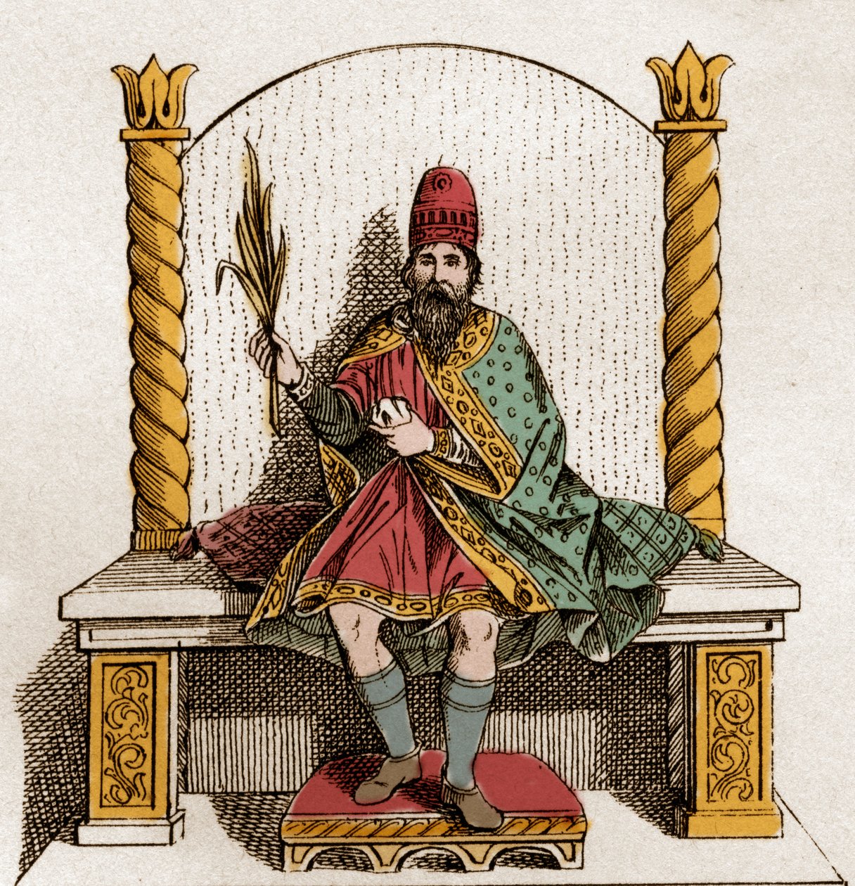 III. Bonifác toszkánai portré (985-1052) Canossa és Toscana márki - III. Bonifác, Toszkána őrgrófja vagy Canossa Bonifác - Bonifacio III di Canossa (o Bonifacio IV di Toscana) 1861-es metszet alkotó: Unknown artist