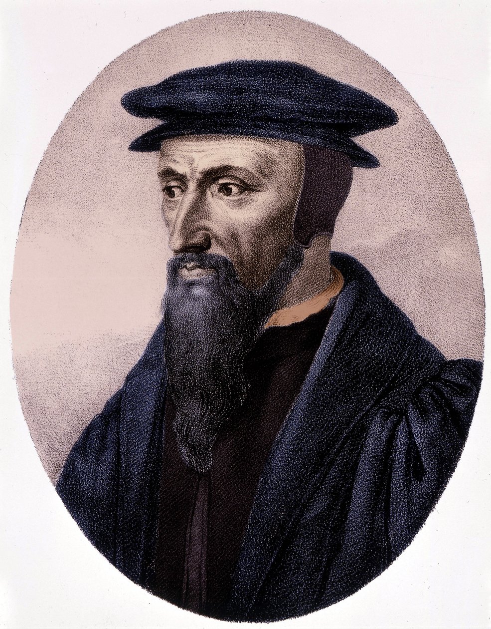 Kálvin portréja (1509 - 1564). alkotó: Unknown artist