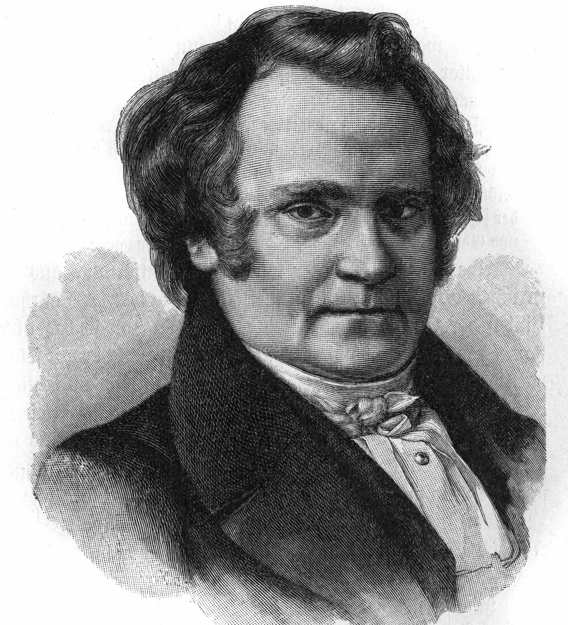 Carl (Karl) Leberecht Immermann (1796-1840) német költő, regényíró és bíró portréja. alkotó: Unknown artist