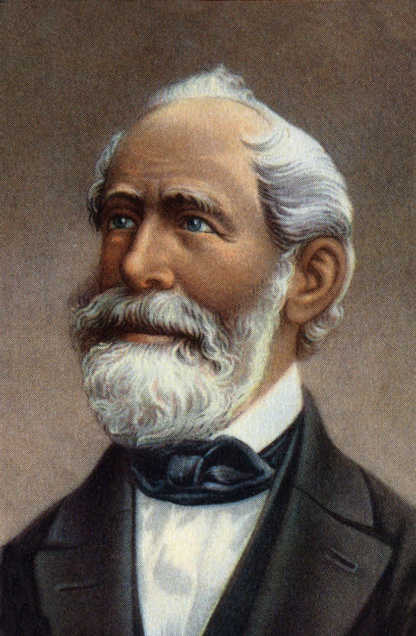 Carl Zeiss német tudós portréja alkotó: Unknown Artist