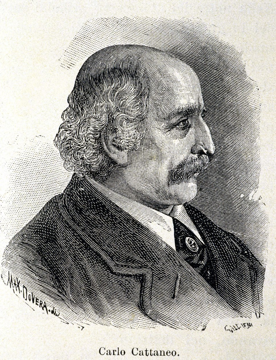 Carlo Cattaneo (1801-1869) portréja alkotó: Unknown artist