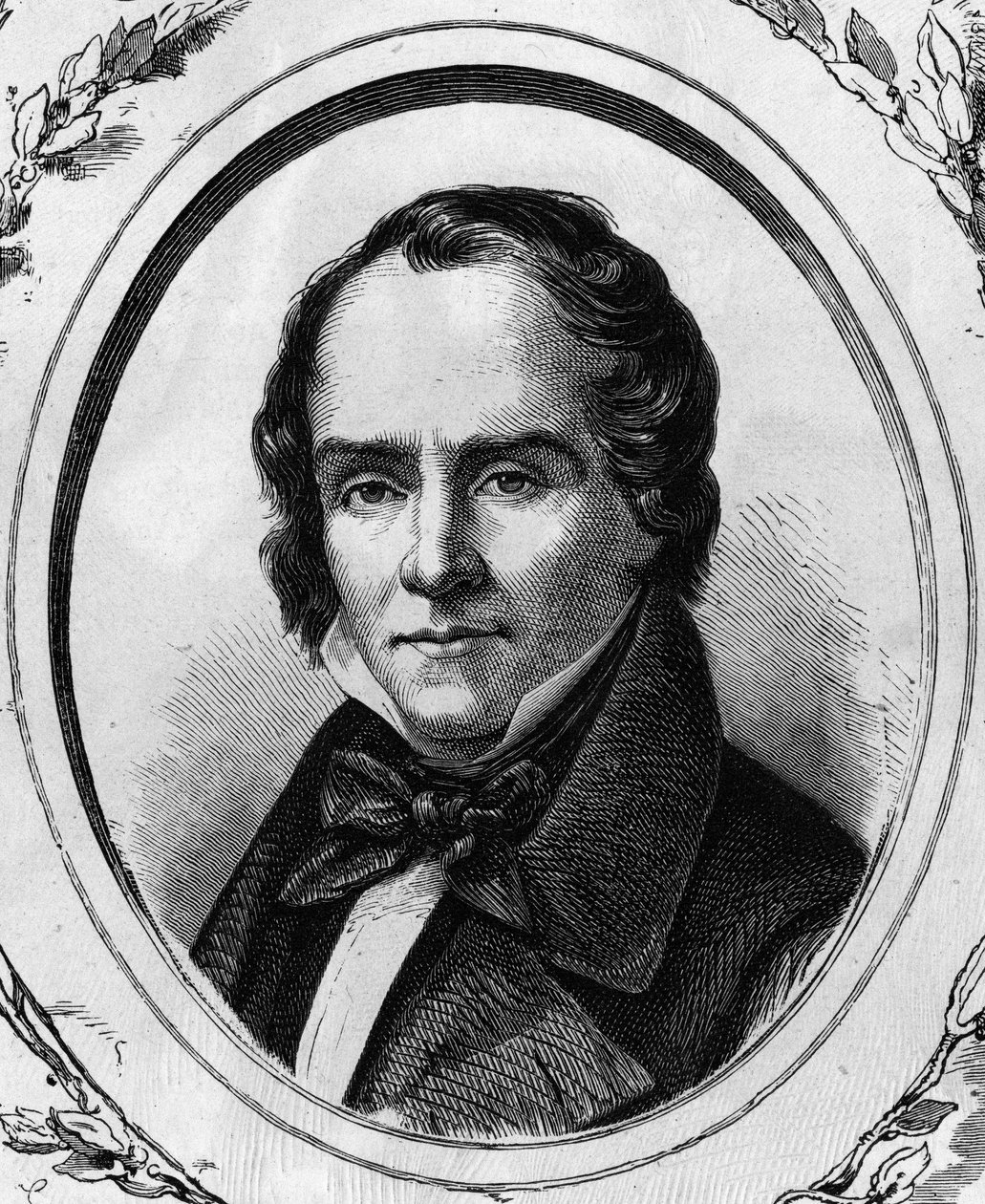 Casimir Delavigne francia költő és drámaíró (1793-1843) portréja, 1866-os metszet. alkotó: Unknown artist
