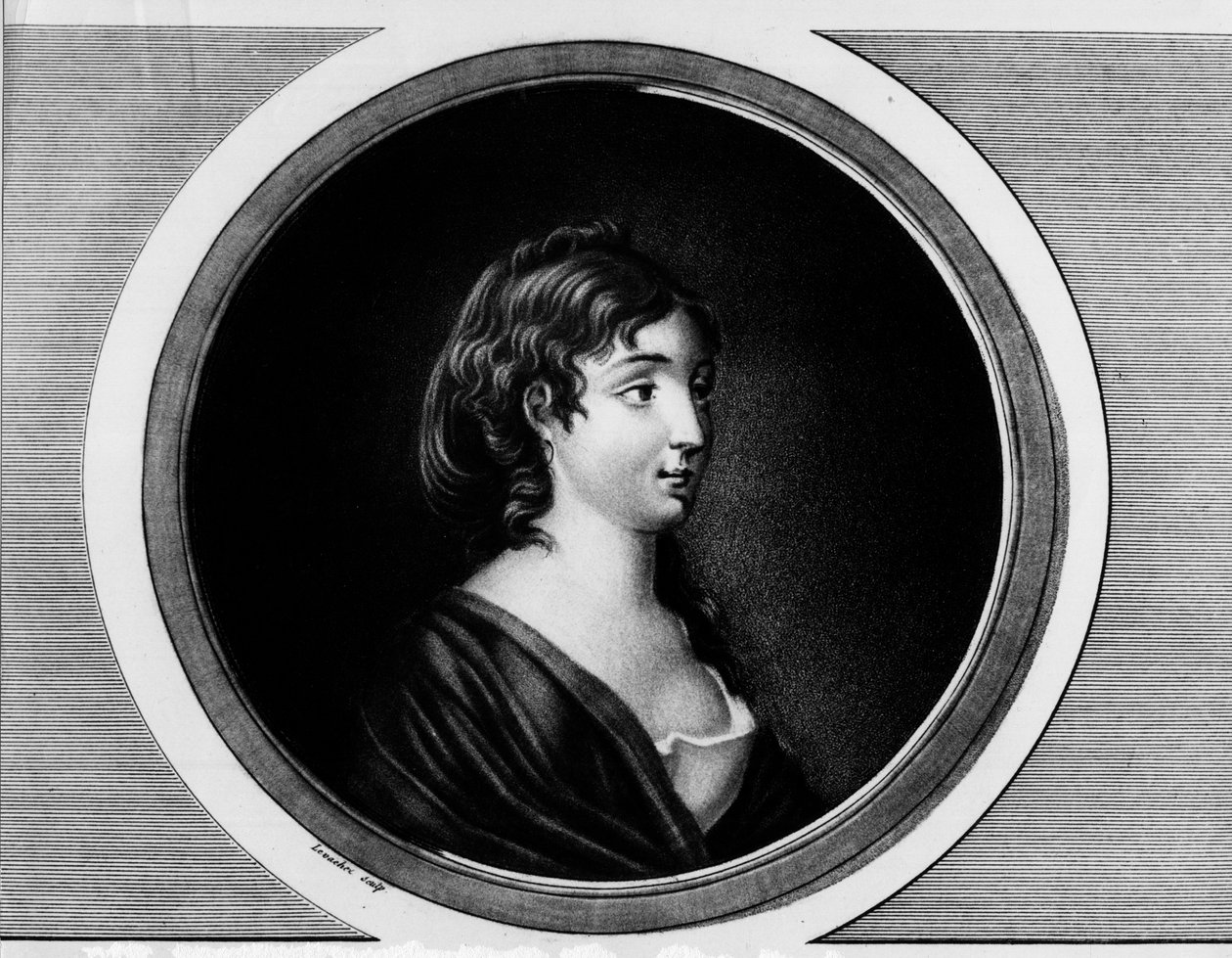 Cecile-Aimee Renault portréja (Aimee-Cecile vagy Aimee Cecile Renaud alkotó: Unknown artist