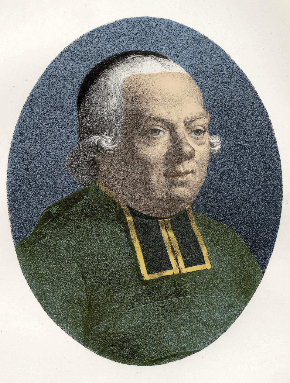 Károly Epee-i apát (1712 - 1789) francia pedagógus portréja. alkotó: Unknown artist