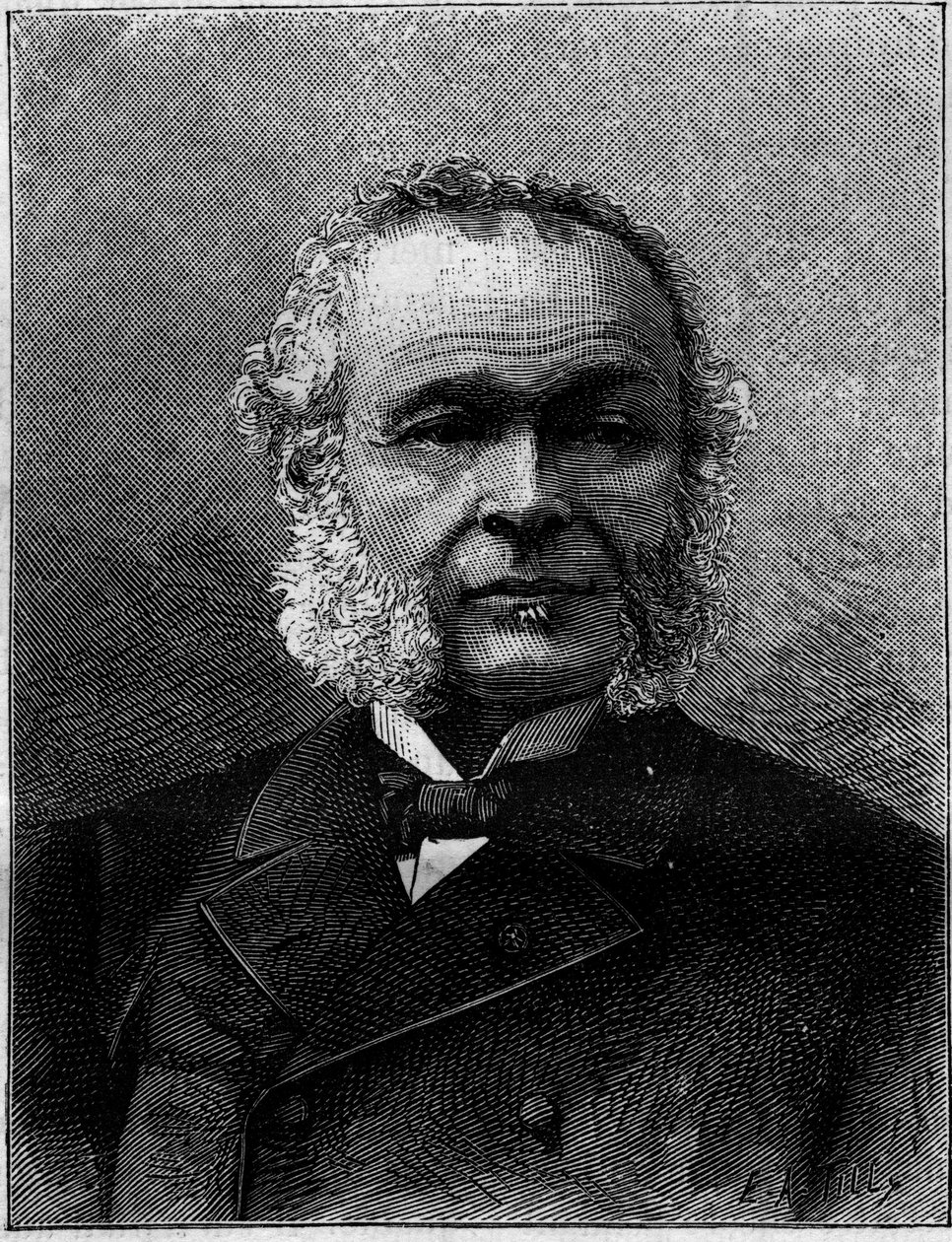 Charles Adolphe Wurtz (1817-1884) francia kémikus és tanár portréja. Gravírozás a „természetben”. A tudomány áttekintése és alkalmazása a művészetben és az iparban. 1884 alkotó: Unknown artist