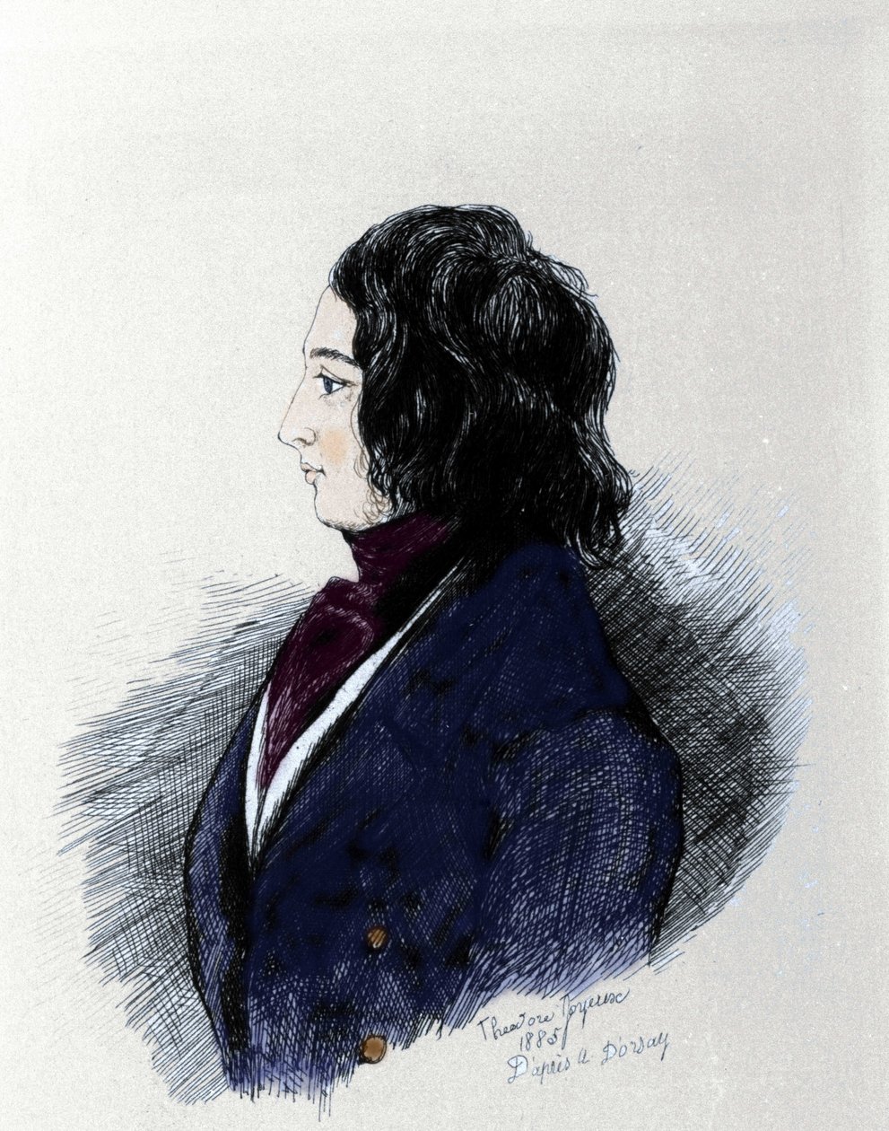 Charles Dickens (1812-1870) angol író portréja. alkotó: Unknown artist