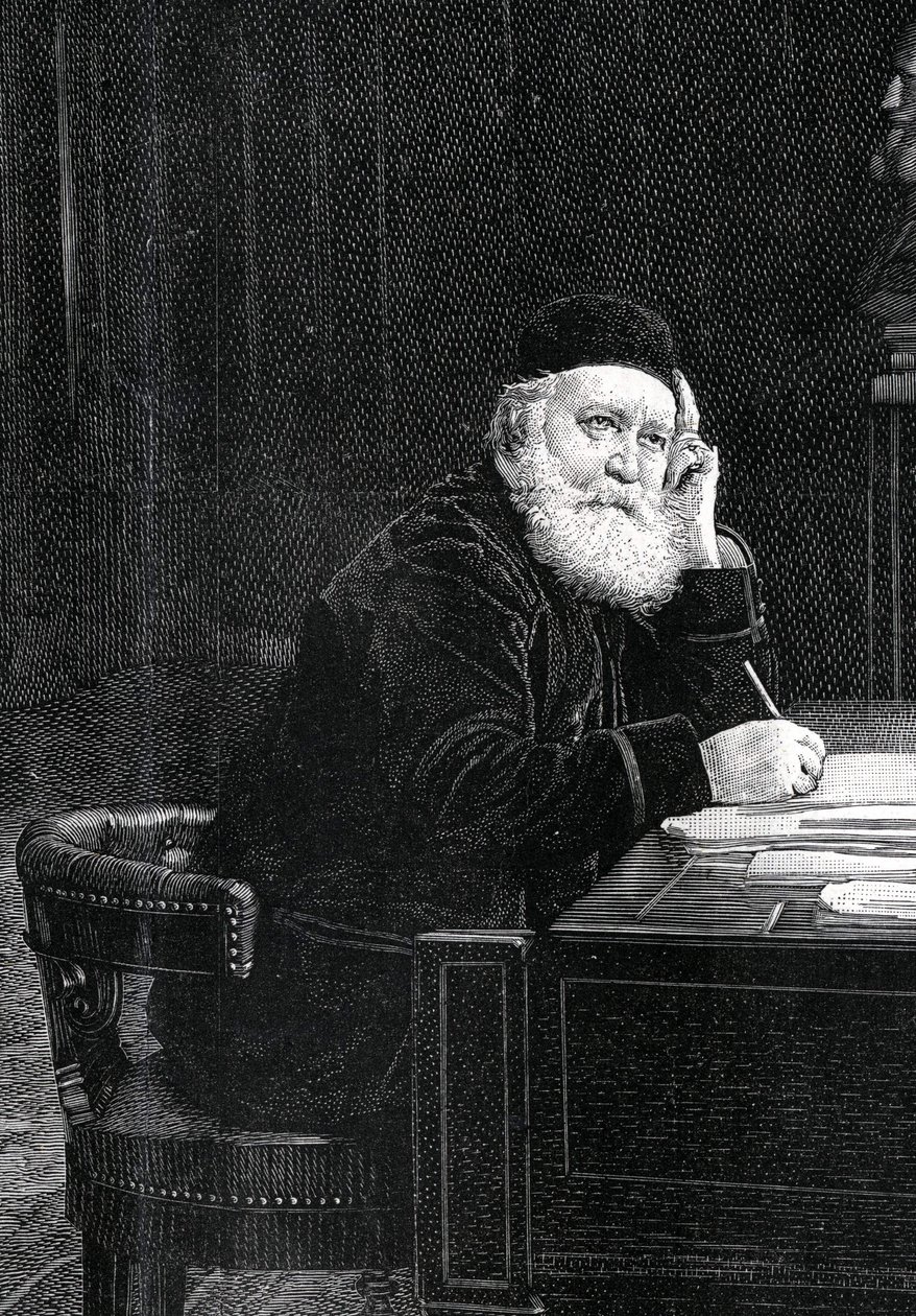 Charles Gounod (1818-1893) francia zeneszerző portréja. alkotó: Unknown artist