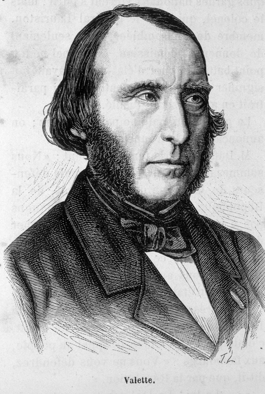 Charles Guillaume Sourdille Vallettai (1792, -1852) francia író portréja alkotó: Unknown artist