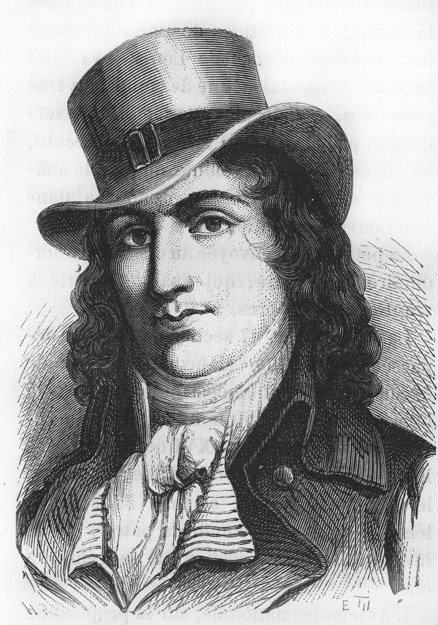 Charles Jean Marie Barbaroux (1767-1794) francia politikus portréja. alkotó: Unknown artist