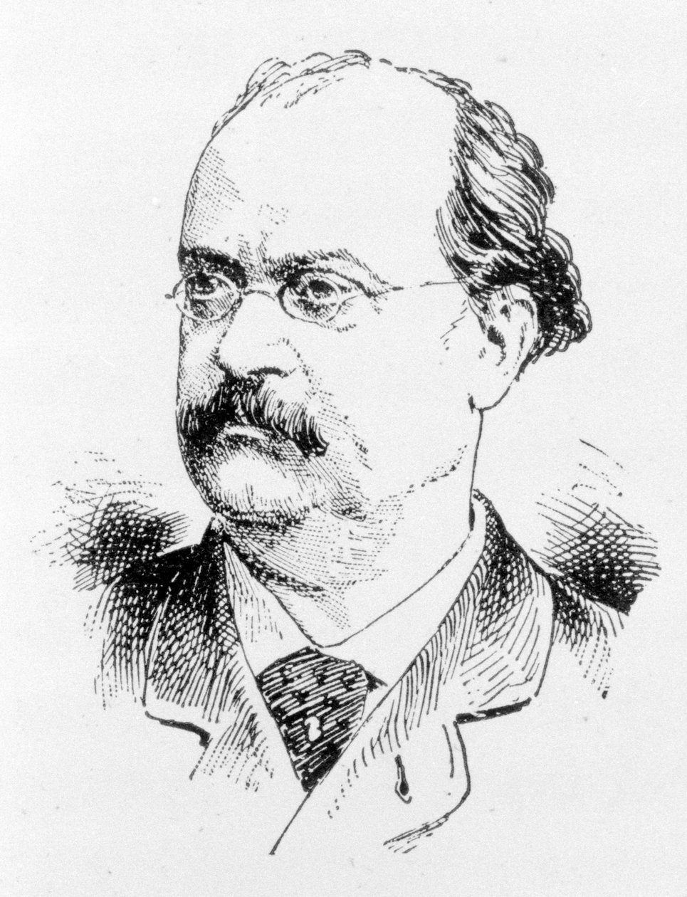Charles Lecocq (1832-1918) francia zeneszerző portréja. alkotó: Unknown artist