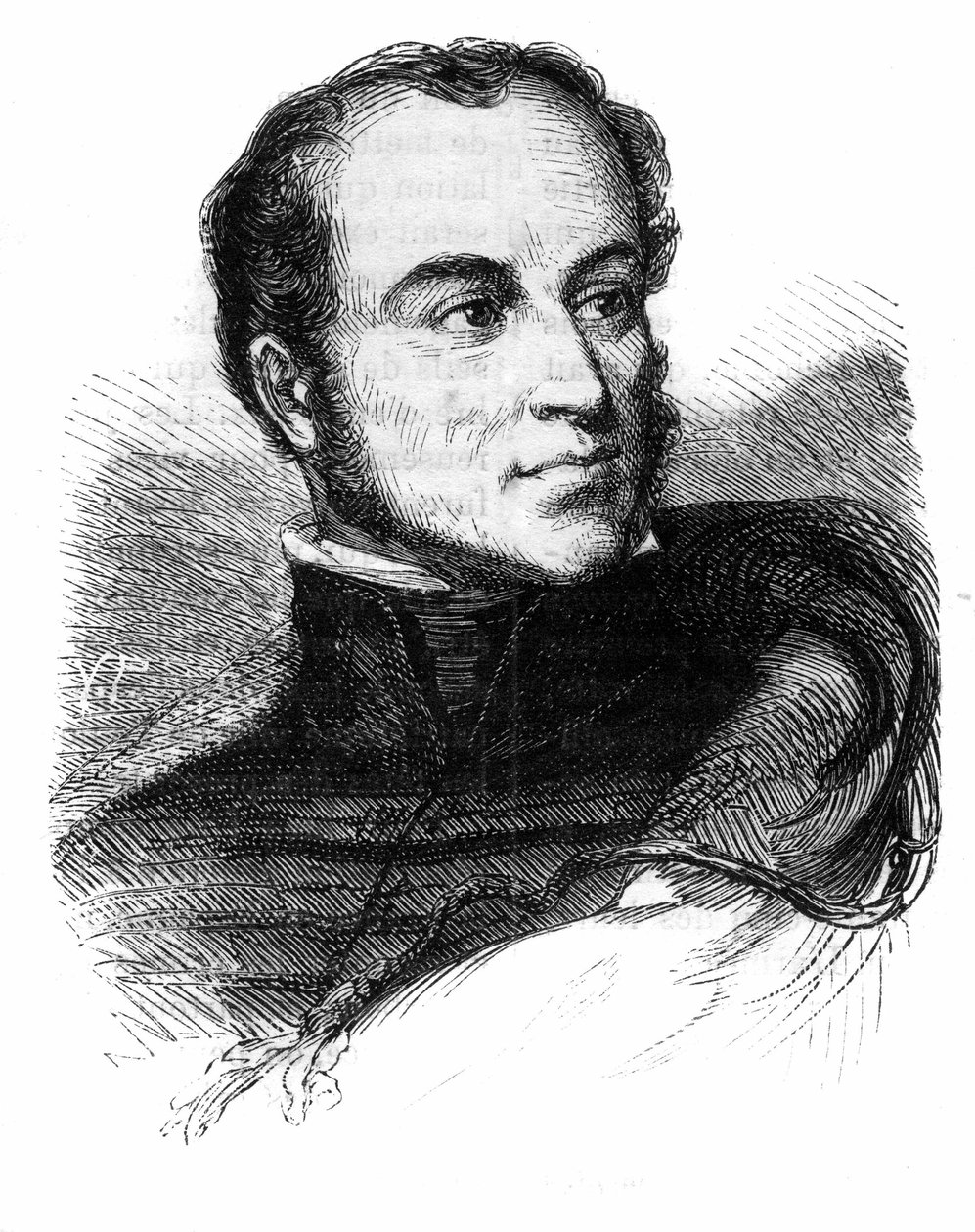 Charles Nicolas Fabvier tábornok, francia nagykövet és helyettes portréja. (1782-1855) alkotó: Unknown artist