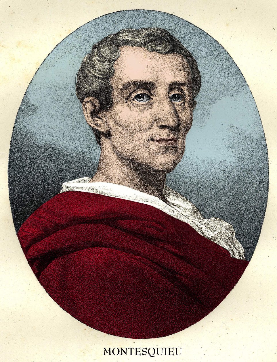 Charles de Secondat, báró De La Brède és Montesquieu (1689-1755) portréja alkotó: Unknown artist