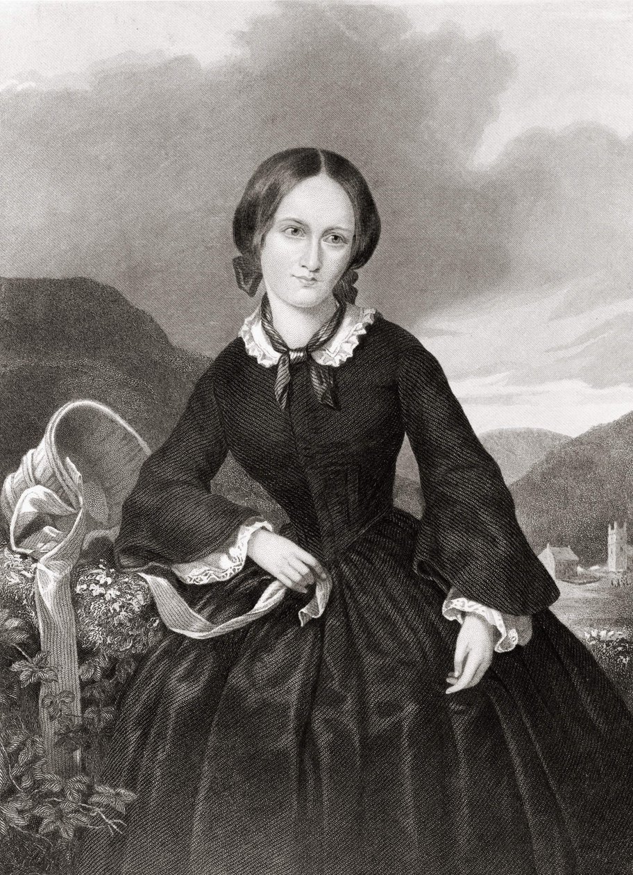 Charlotte Bronte (1816-1855) költő és regényíró portréja. alkotó: Unknown artist