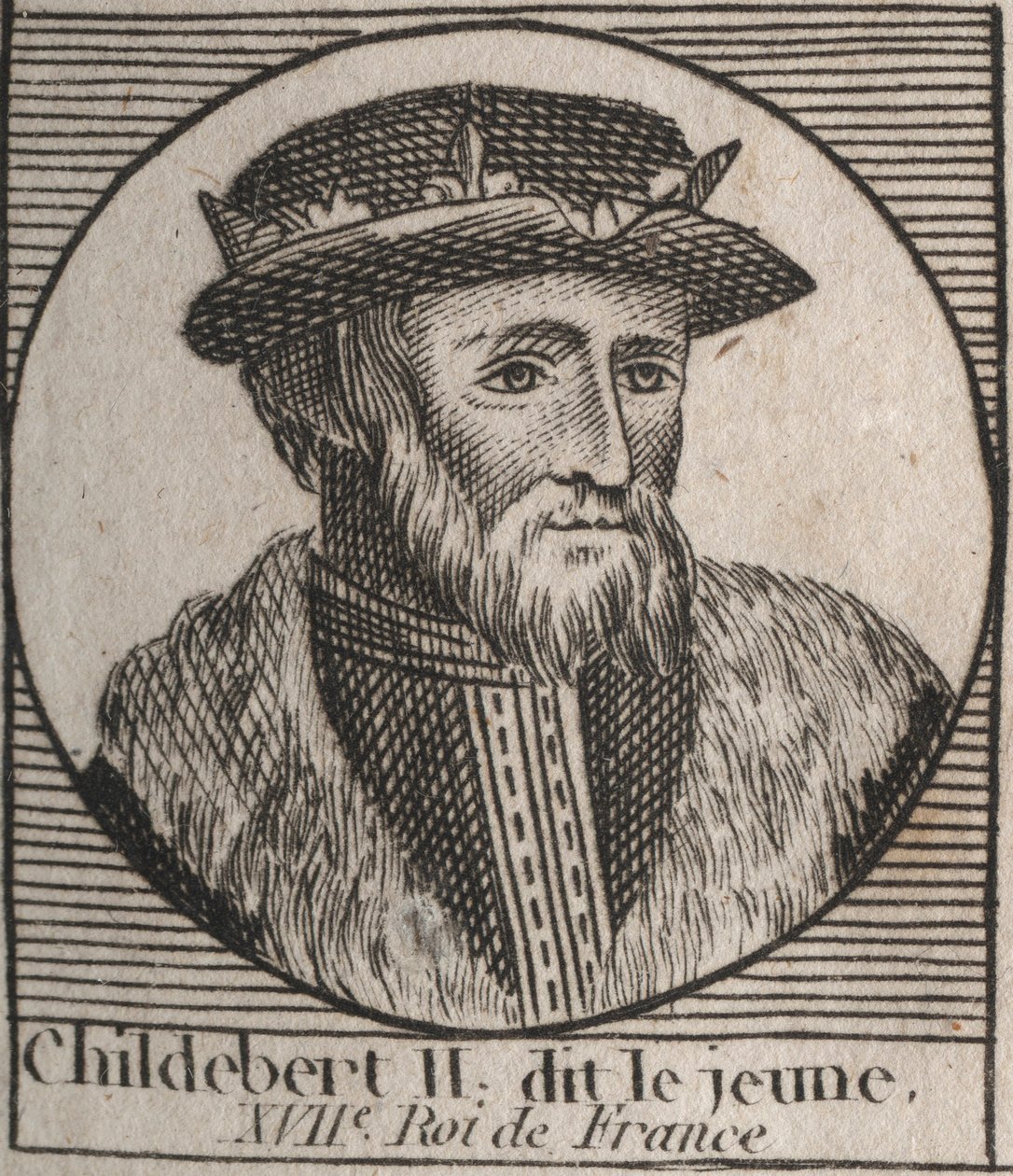 Childebert portréja II alkotó: Unknown