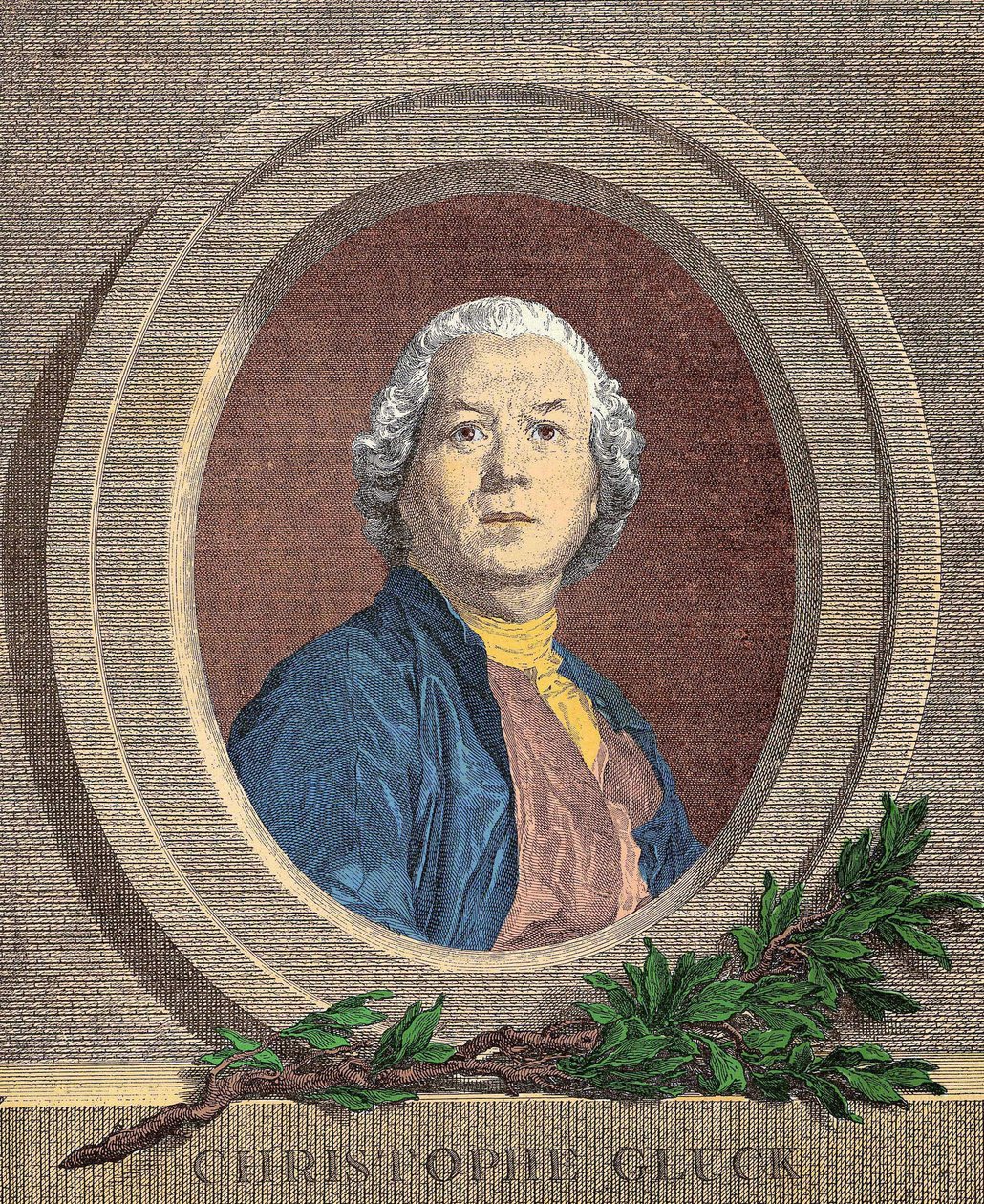Christoph Willibald portréja, VON GLUCK lovag (1714-1787) német zeneszerző alkotó: Unknown artist