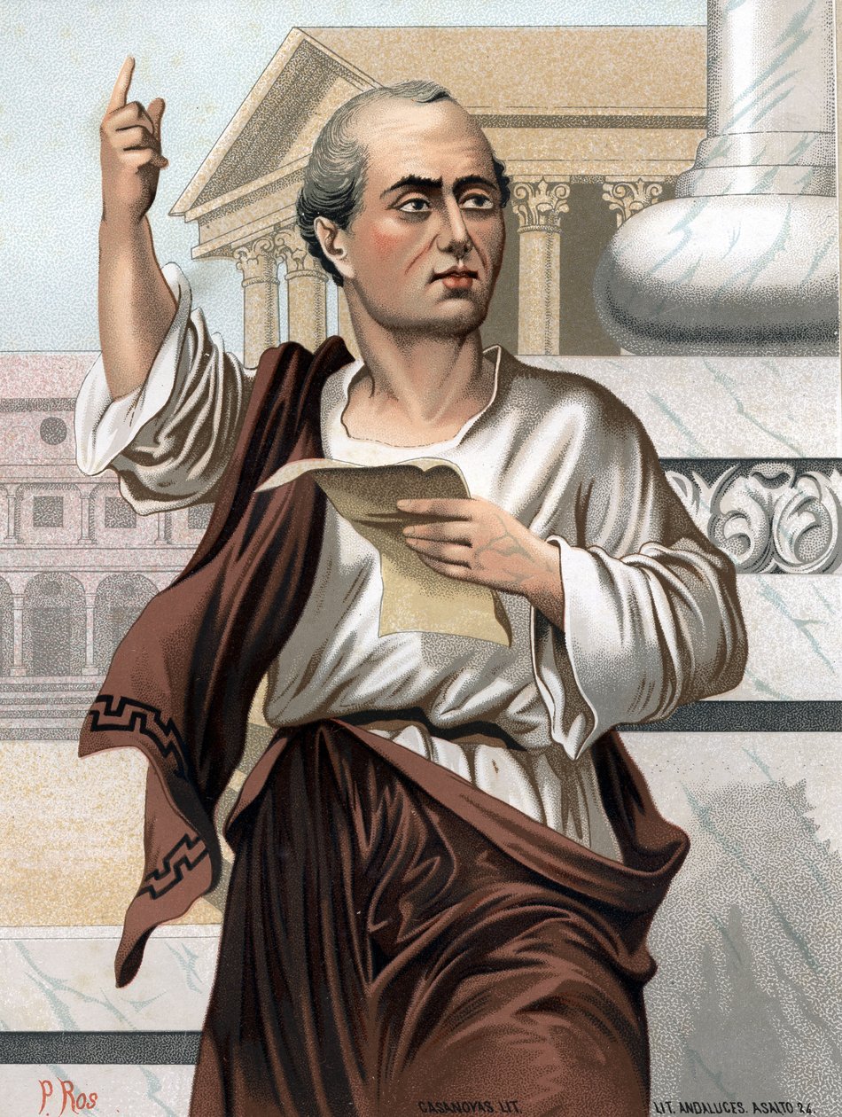 Cicero portréja latinul Marcus Tullius Cicero római politikus, szónok és író alkotó: Unknown artist