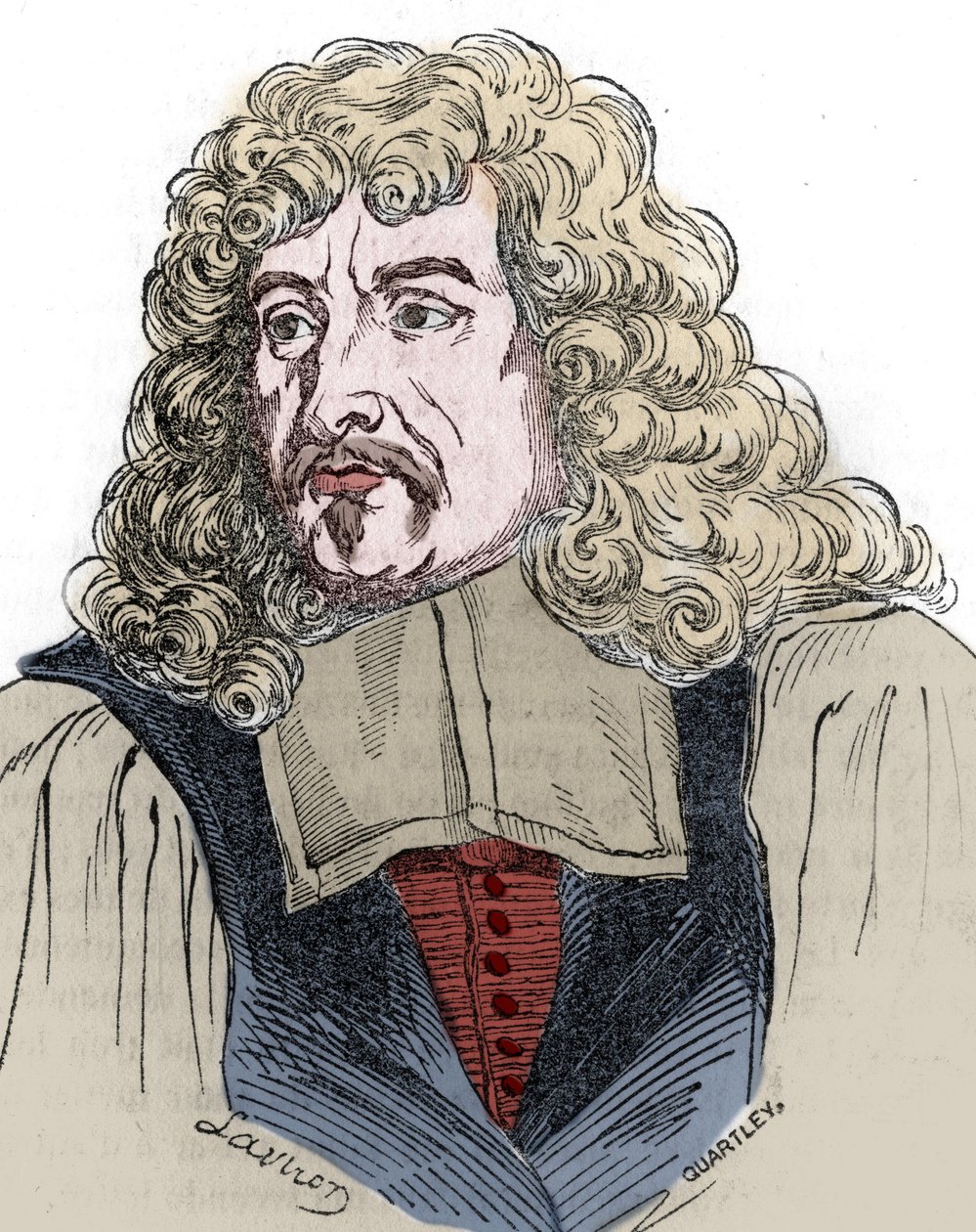 Claude Ballin (1615-1678) portréja, XIV. Lajos uralkodásának aranyfeje. alkotó: Unknown artist