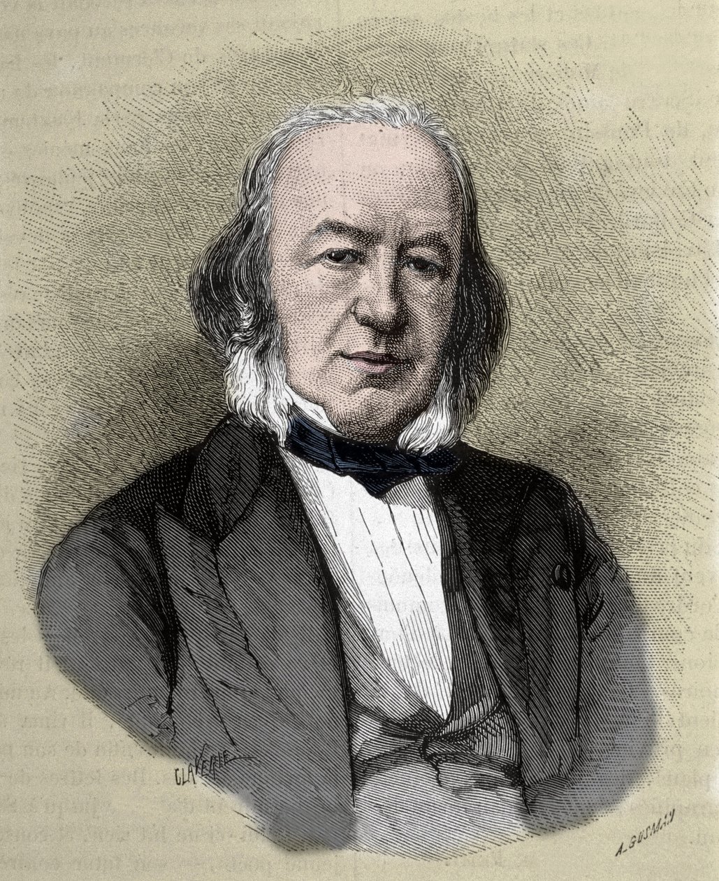 Claude Bernard (1813-1878) francia fiziológus portréja. alkotó: Unknown artist