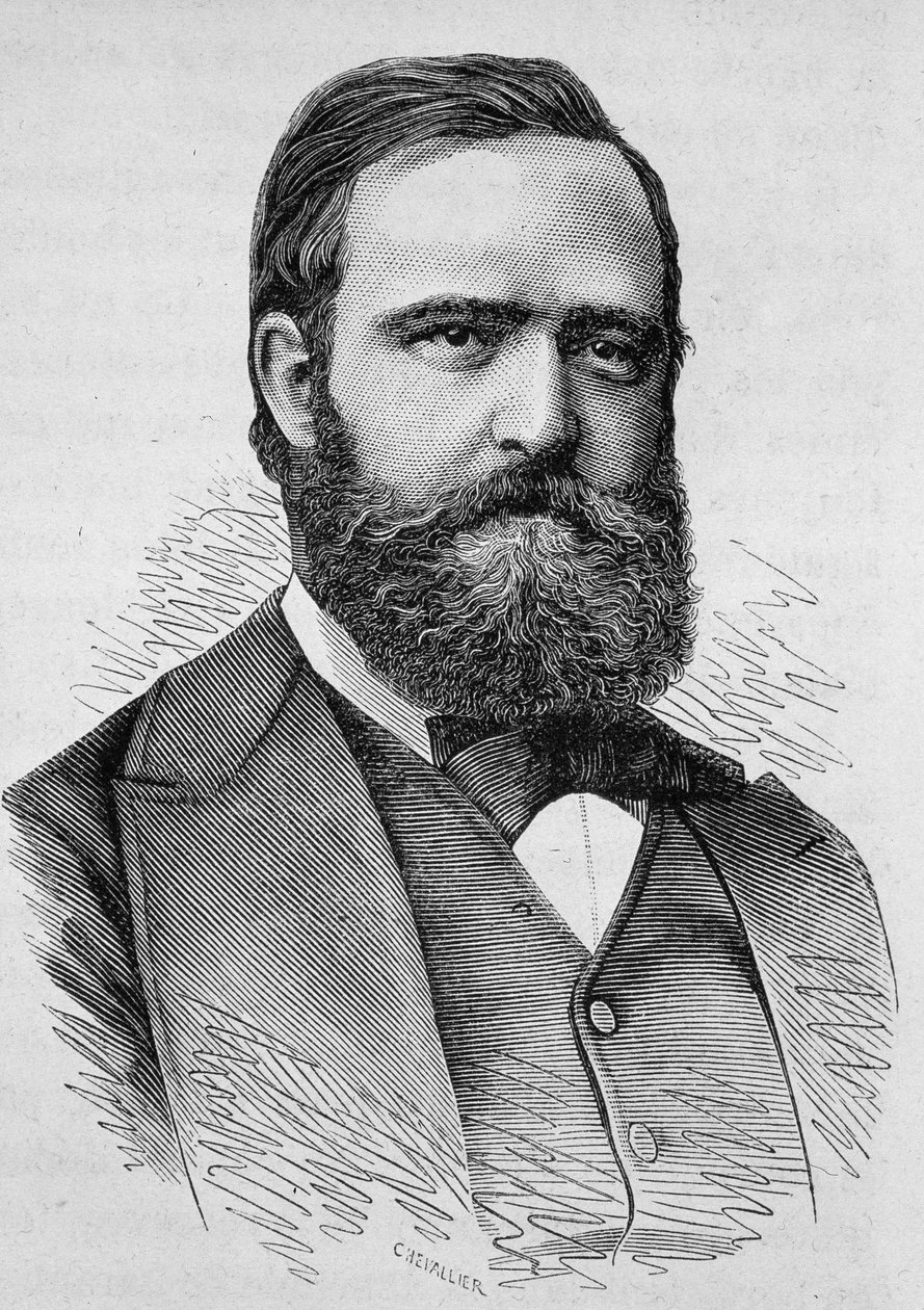 Clément Duvernois portréja. század végi metszet a „Histoire de France”-ban, H. Martin. alkotó: Unknown artist
