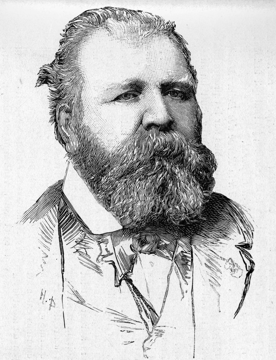 Jules Pasdeloup karmester (1819-1887) portréja. alkotó: Unknown artist