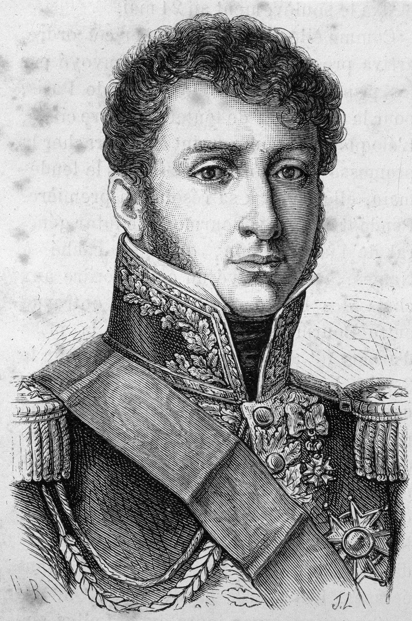 Charles Tristan montholoni gróf francia tábornok (1783-1853) portréja. alkotó: Unknown artist