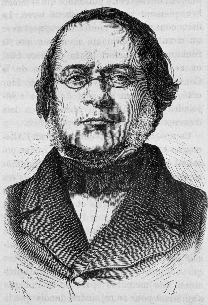 Daniele Manin (1804-1857) portréja. század végi metszet a „Histoire de France”-ban, H. Martin. alkotó: Unknown artist