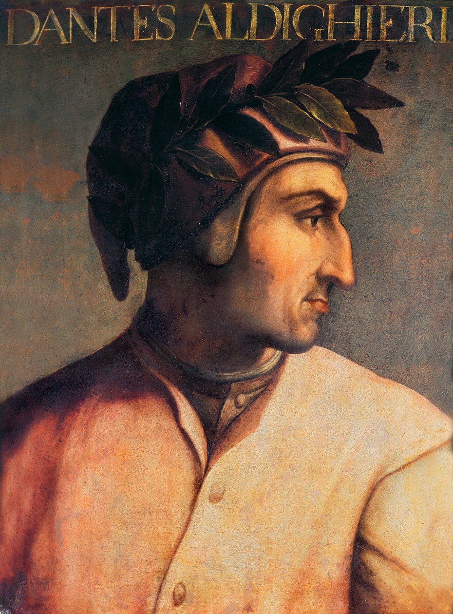 Dante Alighieri (1265-1321) portréja alkotó: Unknown artist