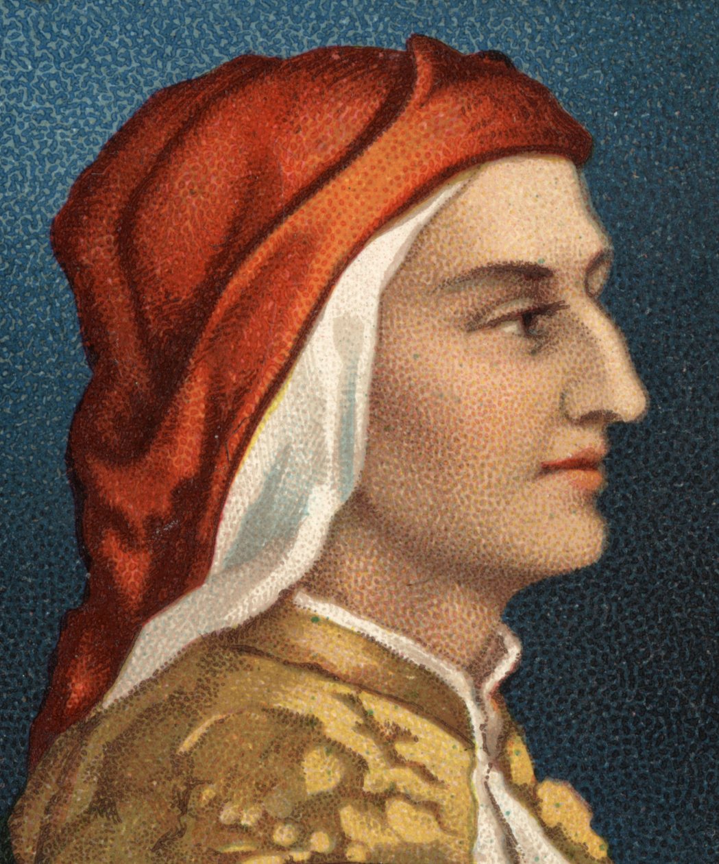 Dante Alighieri (1265-1321) olasz író portréja. alkotó: Unknown artist