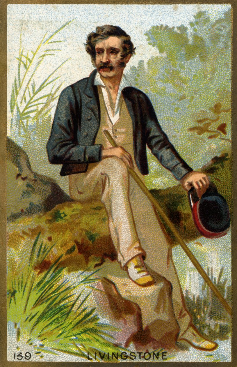 David Livingstone (1813-1873), brit misszionárius és felfedező portréja. alkotó: Unknown artist