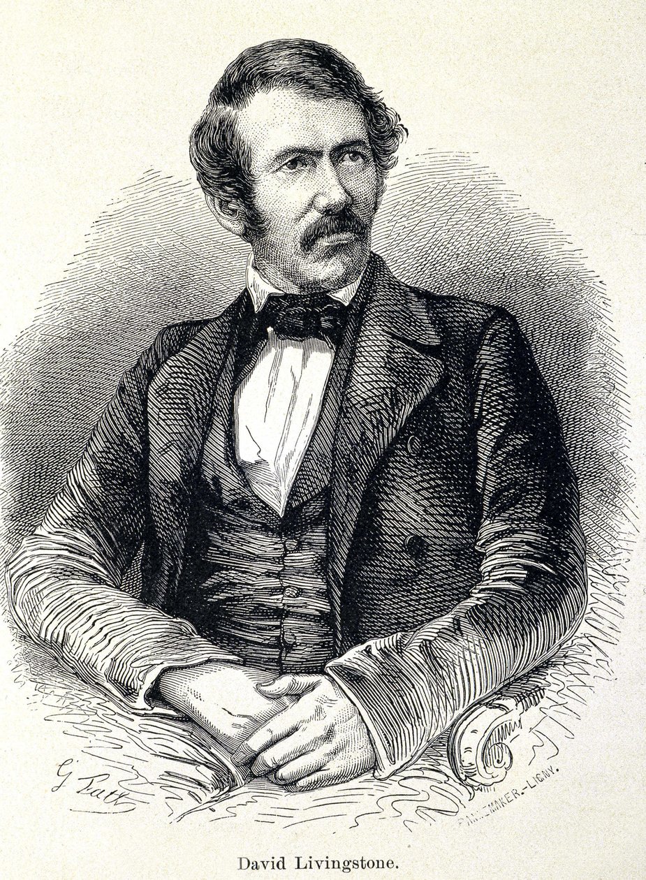 David Livingstone skót misszionárius (1813-1873) portréja alkotó: Unknown artist