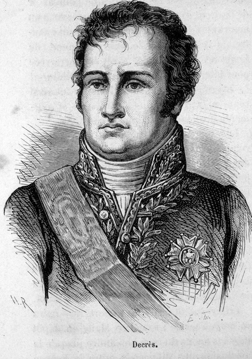 Denis Decres (1761-1820) francia tengerész portréja. alkotó: Unknown artist