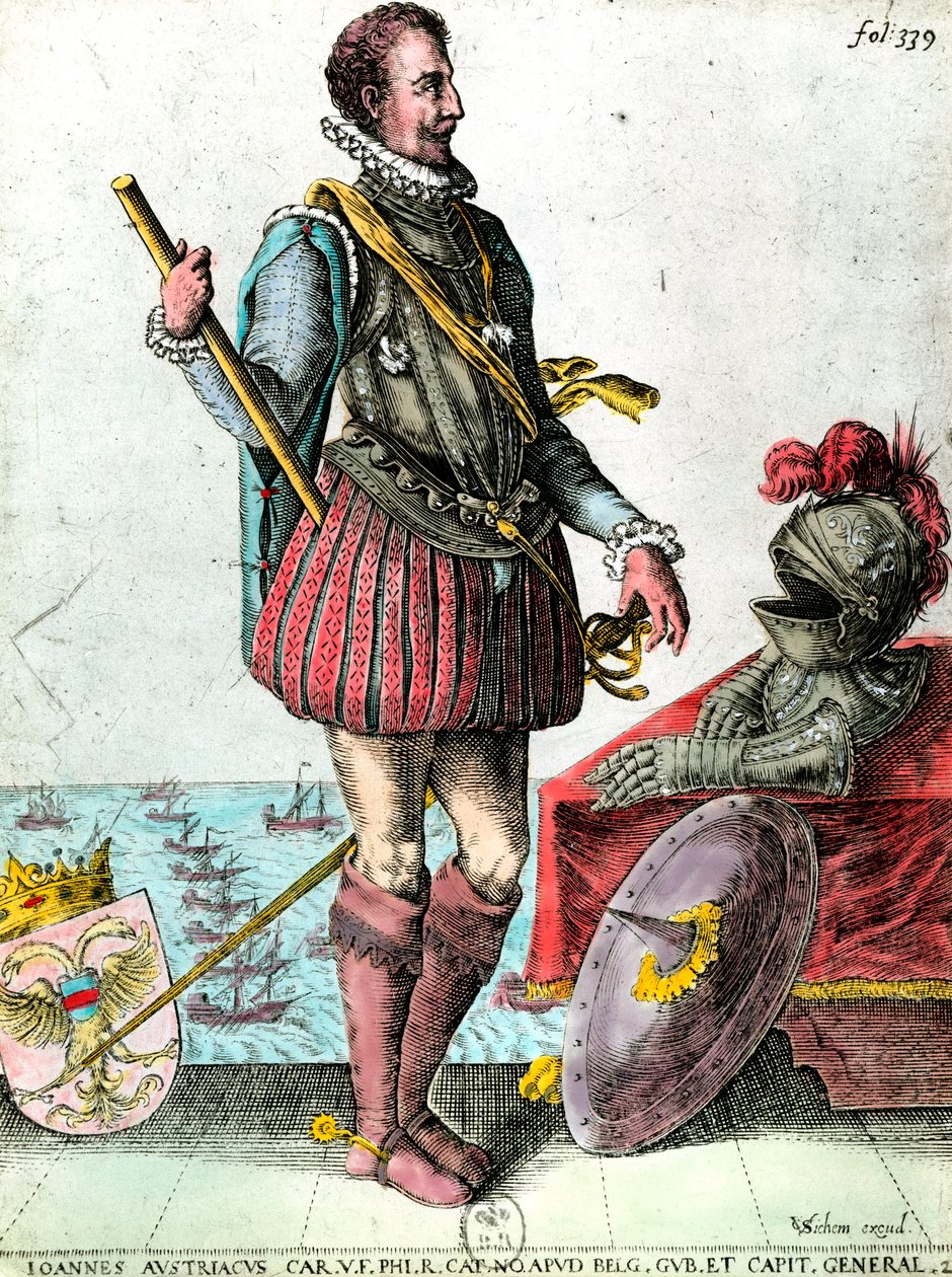Don Juan Jose osztrák portré (1629-1679) Hollandia alelnöke 17. századi metszet Magángyűjtemény alkotó: Unknown artist