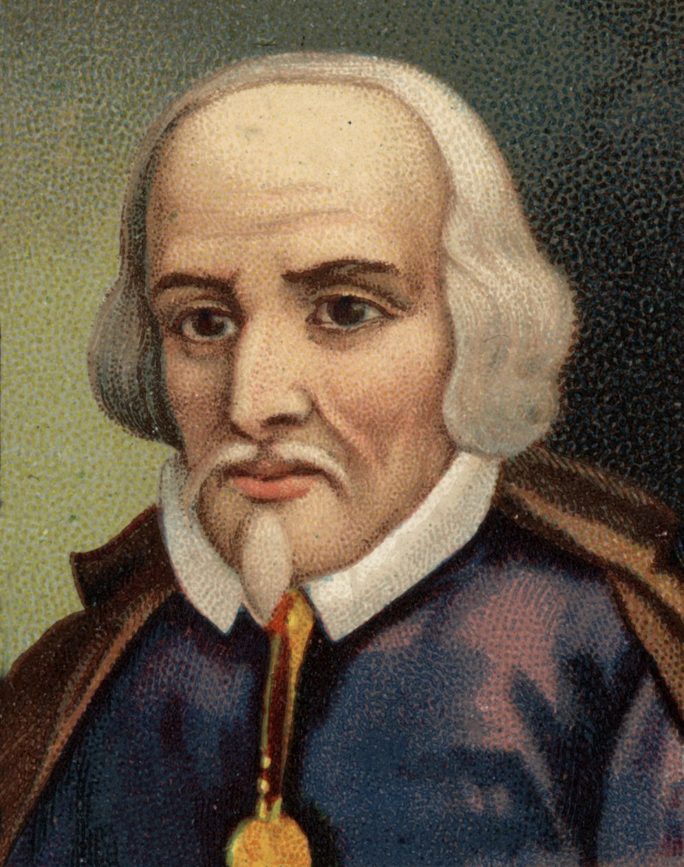 Don Pedro Calderon de la Barca (1600-1681), spanyol drámai költő portréja. alkotó: Unknown artist