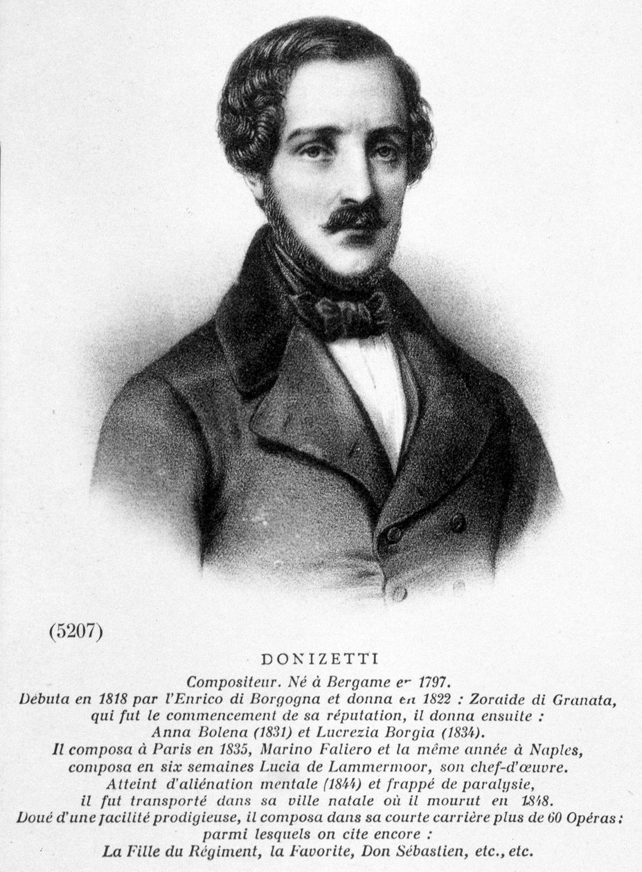 Donizetti Gaetano portréja alkotó: Unknown artist