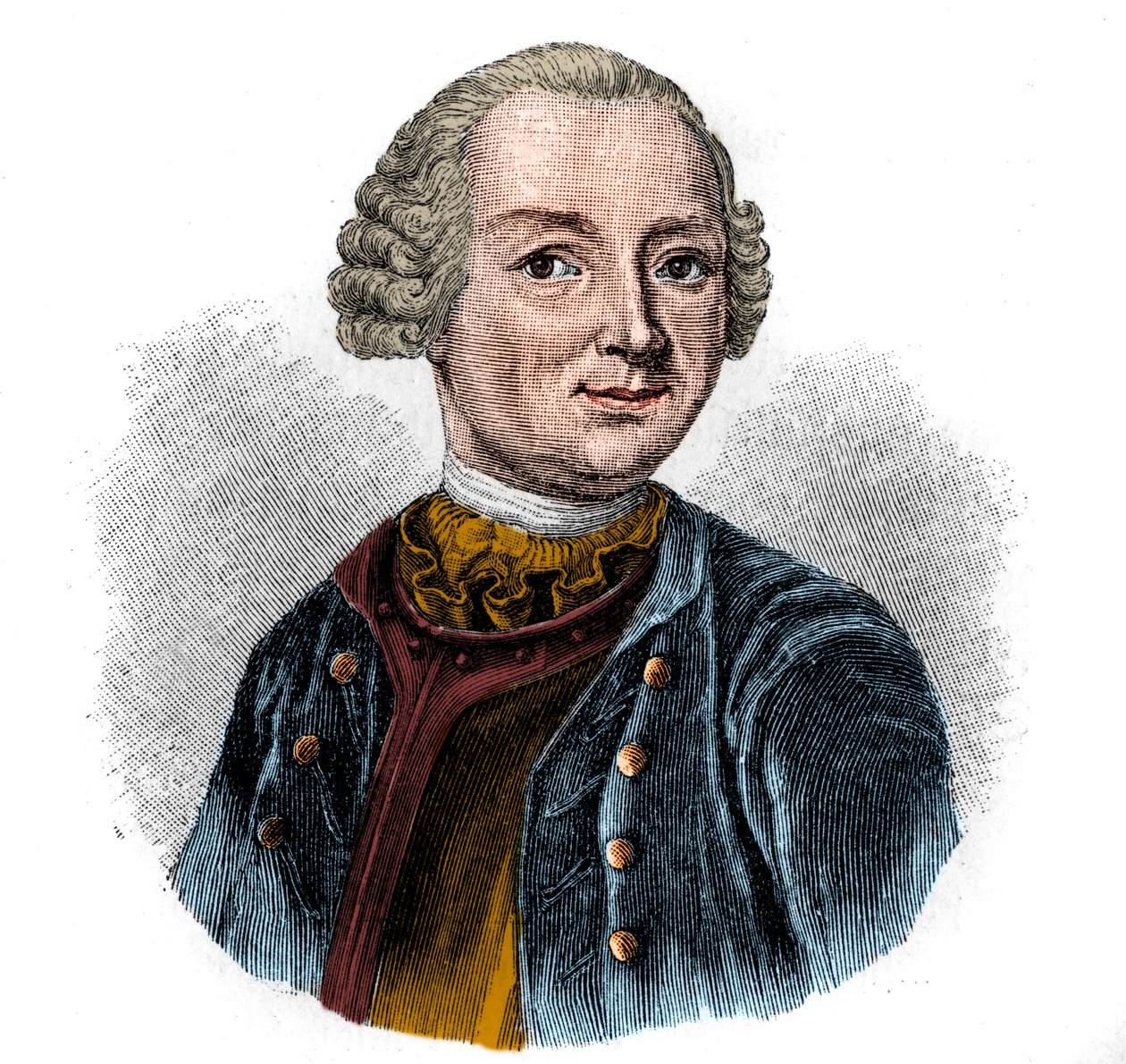 EWALD CHRISTIAN VON KLEIST (1715-1759) német költő portréja. alkotó: Unknown artist