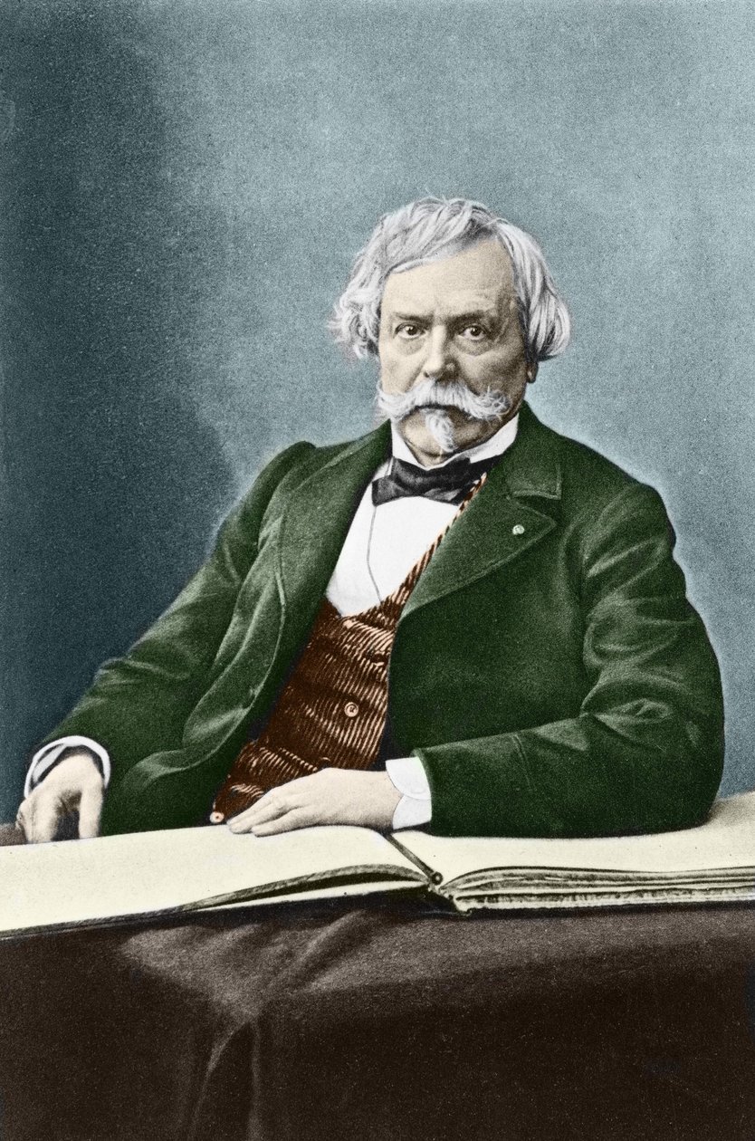 Edmond Huot de Goncourt (1822-1896) francia történész és író portréja. alkotó: Unknown artist