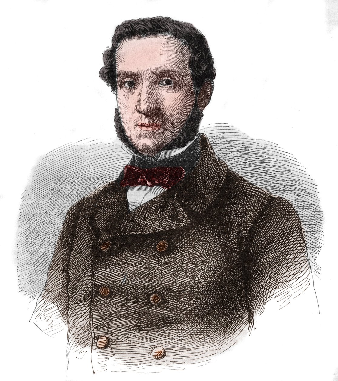 Edouard Drouyn de Lhuys (1805-1881) francia diplomata és politikus portréja alkotó: Unknown artist