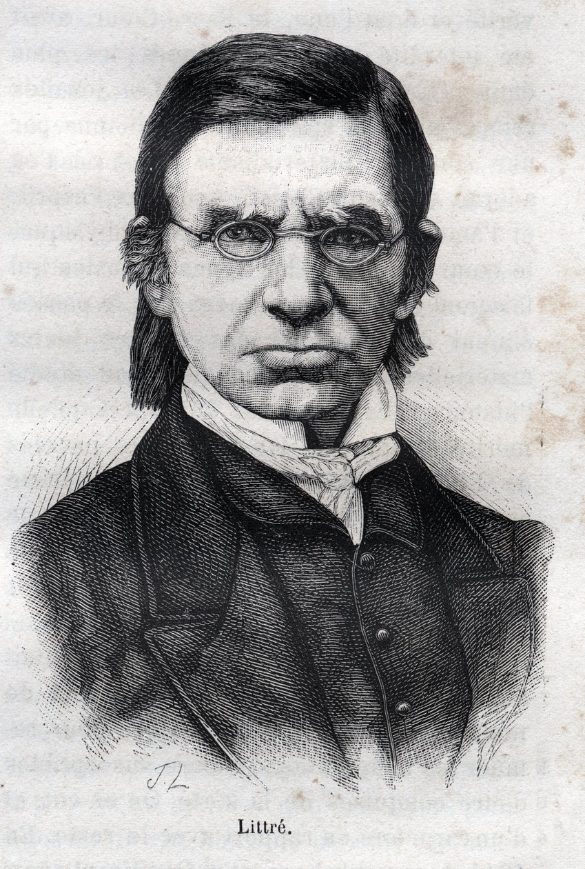Emile Littré (1801-1881) portréja alkotó: Unknown artist