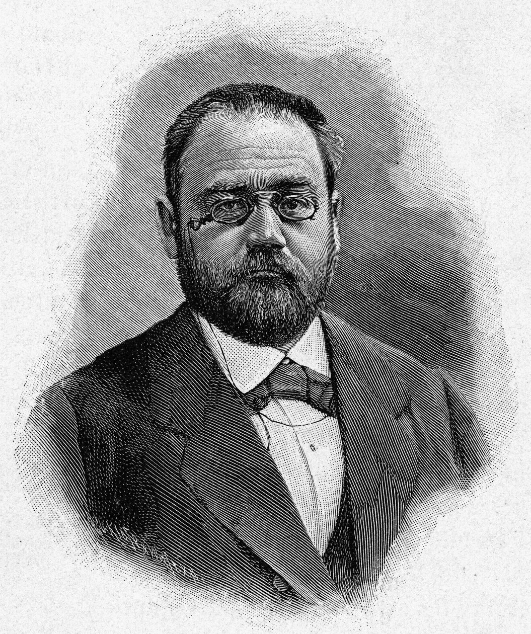 Emile Zola portréja, alkotó: Unknown artist