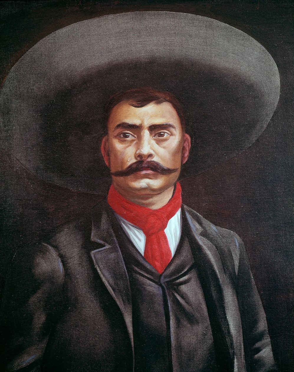 Emiliano Zapata (1879-1919) mexikói portréja alkotó: Unknown artist