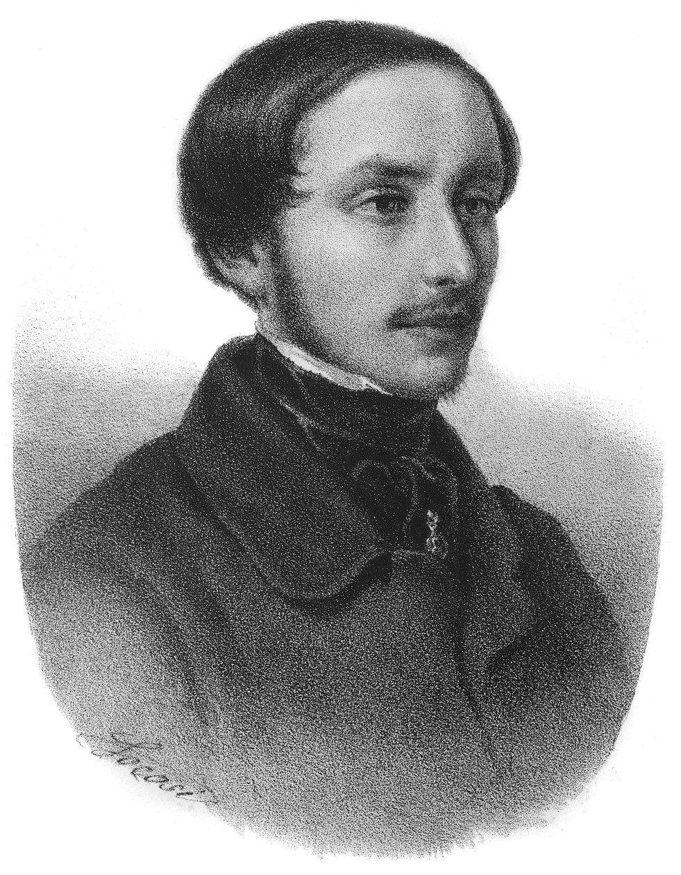 Emilio Dandolo (1830 - 1859) alakja az olasz Risorgimentóban - metszet alkotó: Unknown artist
