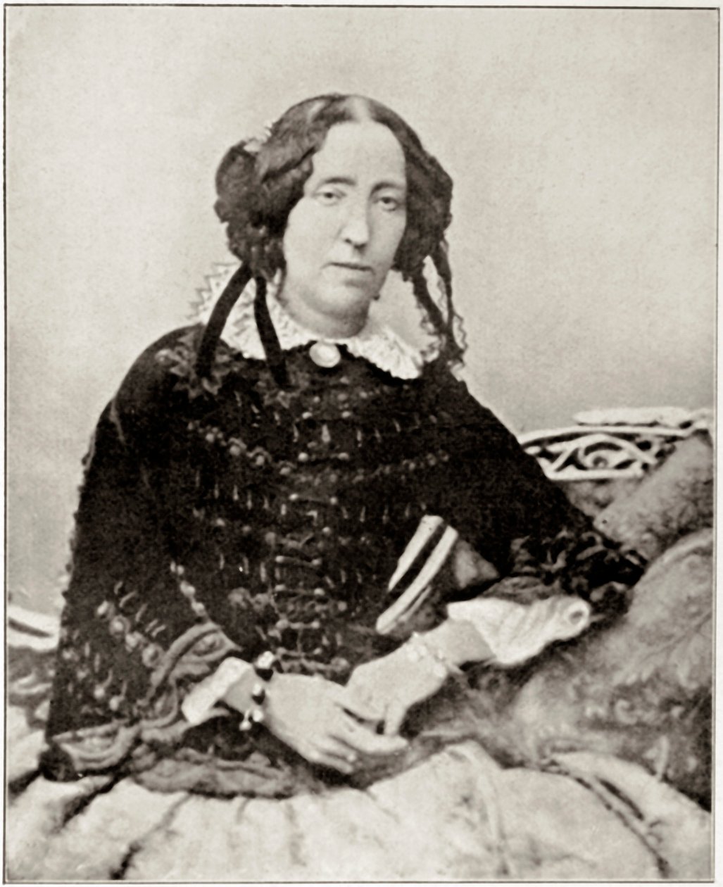 Emma Roberts portréja, Giuseppe Garibaldi (1807-1882) olasz hazafi pár hónapja eljegyezte magát. Egy fényképről. Magángyűjtemény alkotó: Unknown artist
