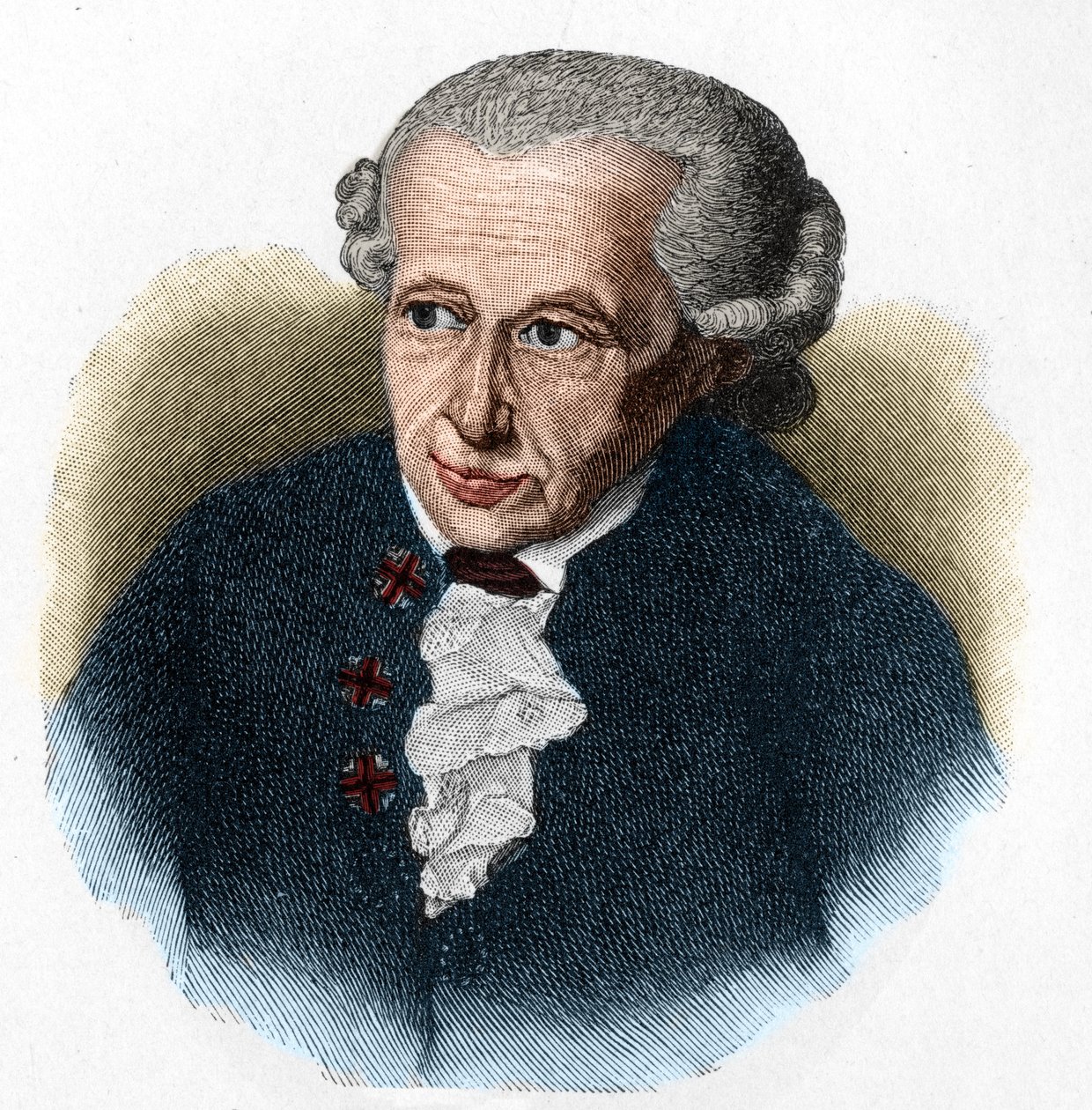 Emmanuel Kant portréja (Immanuel Kant alkotó: Unknown artist