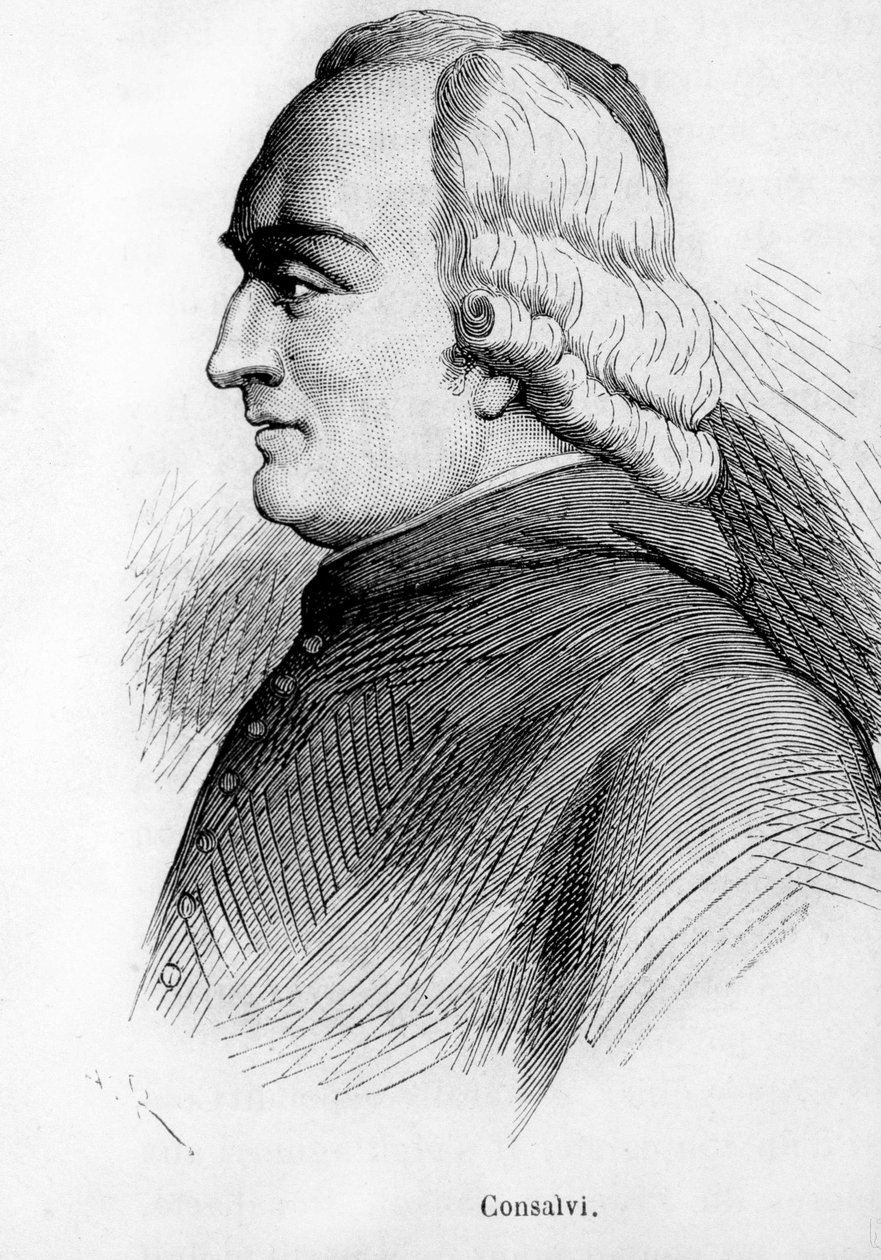 Ercole Consalvi (1757-1824), VII. Pius bíboros államtitkárának portréja. alkotó: Unknown artist