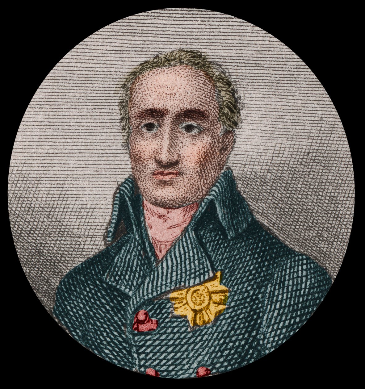 Etienne de La Ville, De Lacepede gróf (1756-1825) francia természettudós portréja. Névtelen metszet 1876-ból. alkotó: Unknown artist