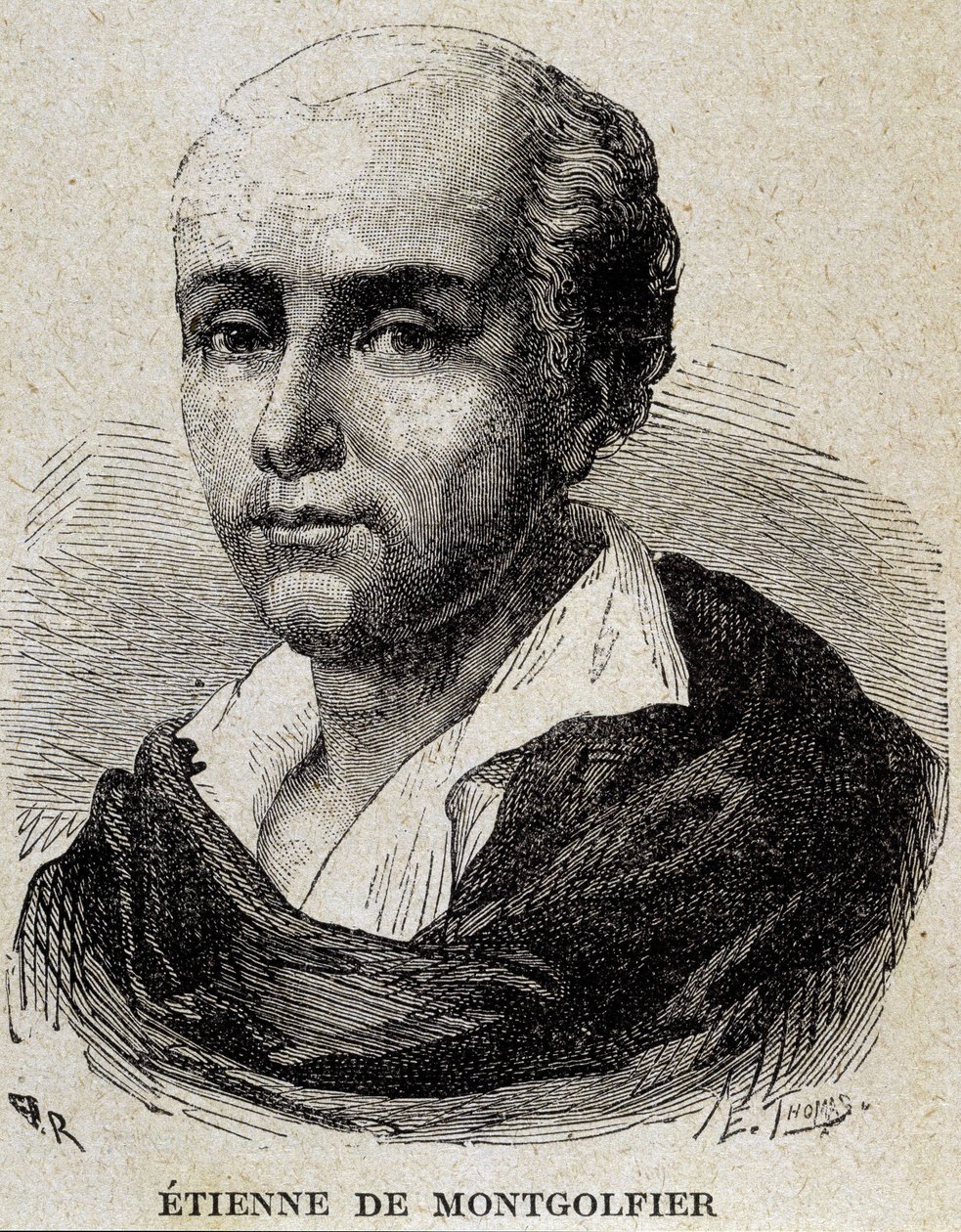 Etienne de Montgolfier (1745 - 1799) portréja. alkotó: Unknown artist