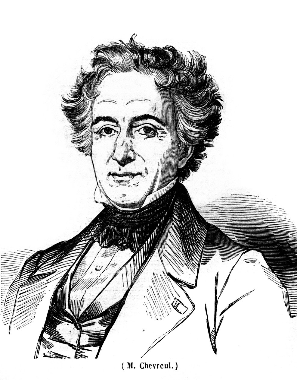 Eugene Chevreuil (1786-1889) francia festő portréja. alkotó: Unknown artist