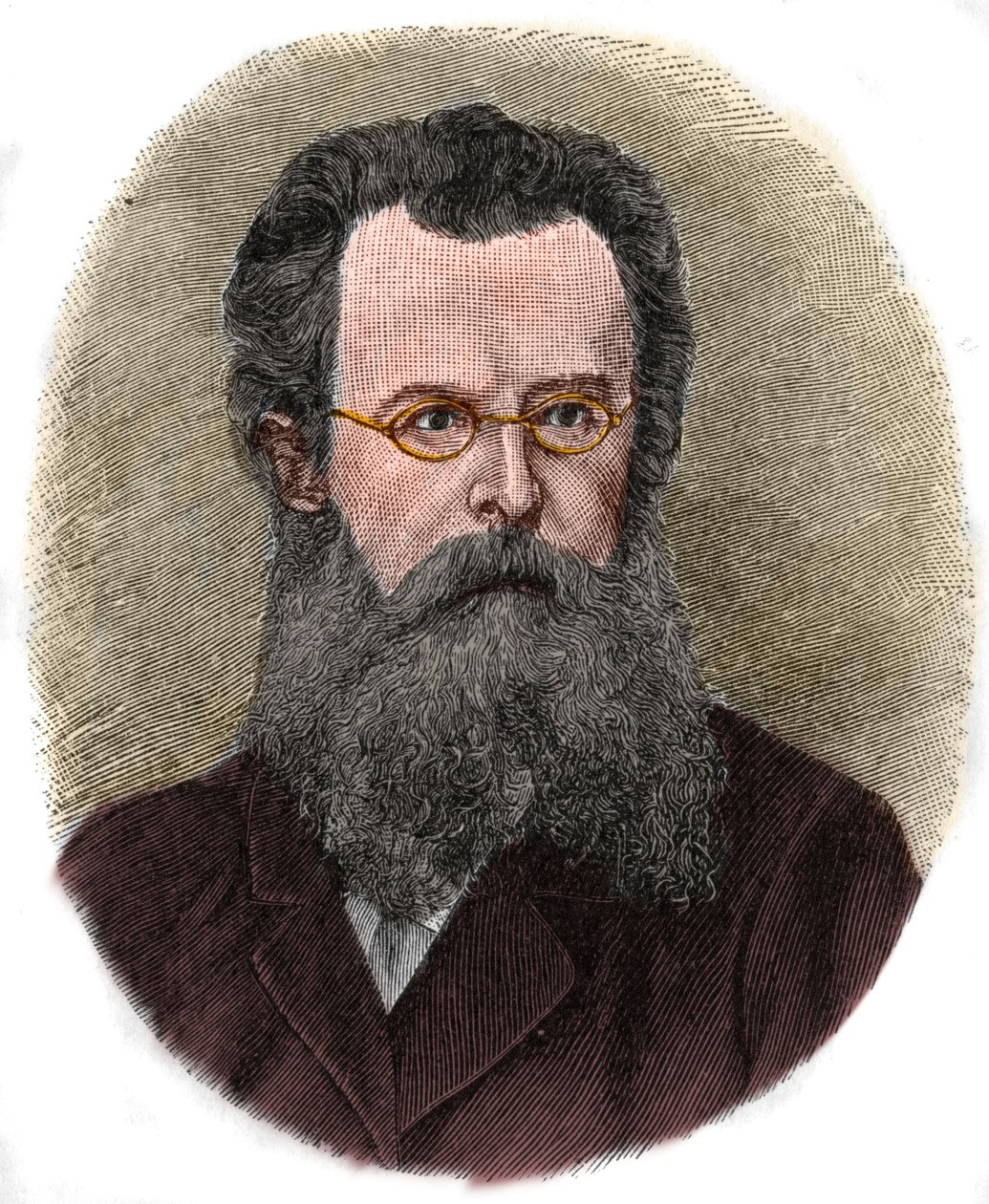 Felix Dahn (1834-1912) német író, professzor és történész portréja. alkotó: Unknown artist
